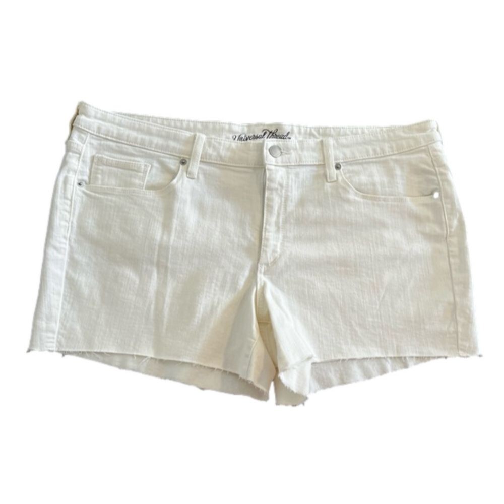 Universal Thread White Jean Shorts 18/34